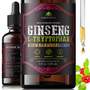 Ginseng L-Tryptophan Liquid Extract, Ashwagandha, Ginkgo, Red Korean Panax – Cognitive Support, Stress Relief, Energy Booster, 4 fl oz